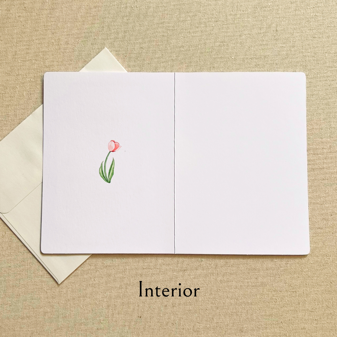 Pink Door Greeting Card