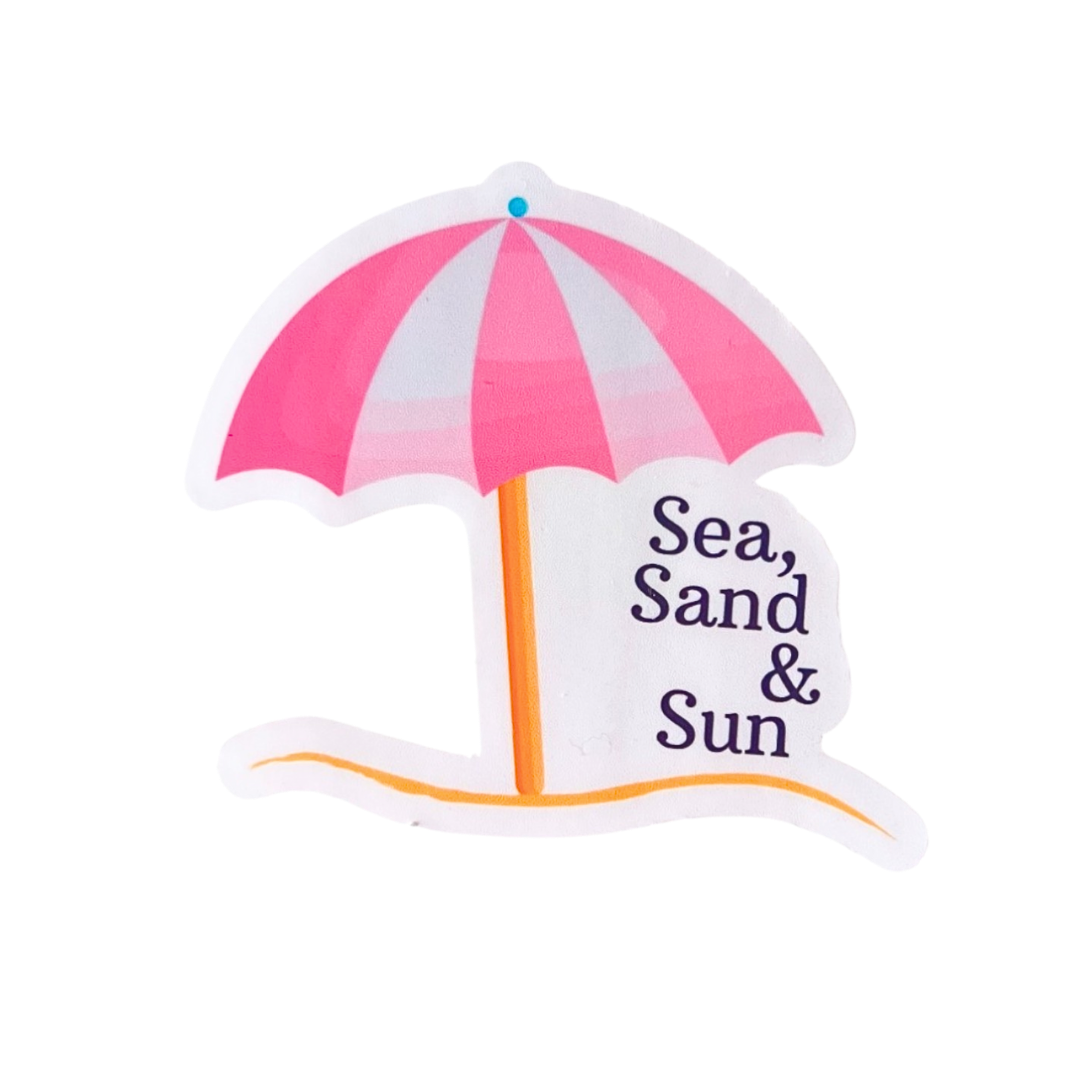 Sea, Sand & Sun Sticker