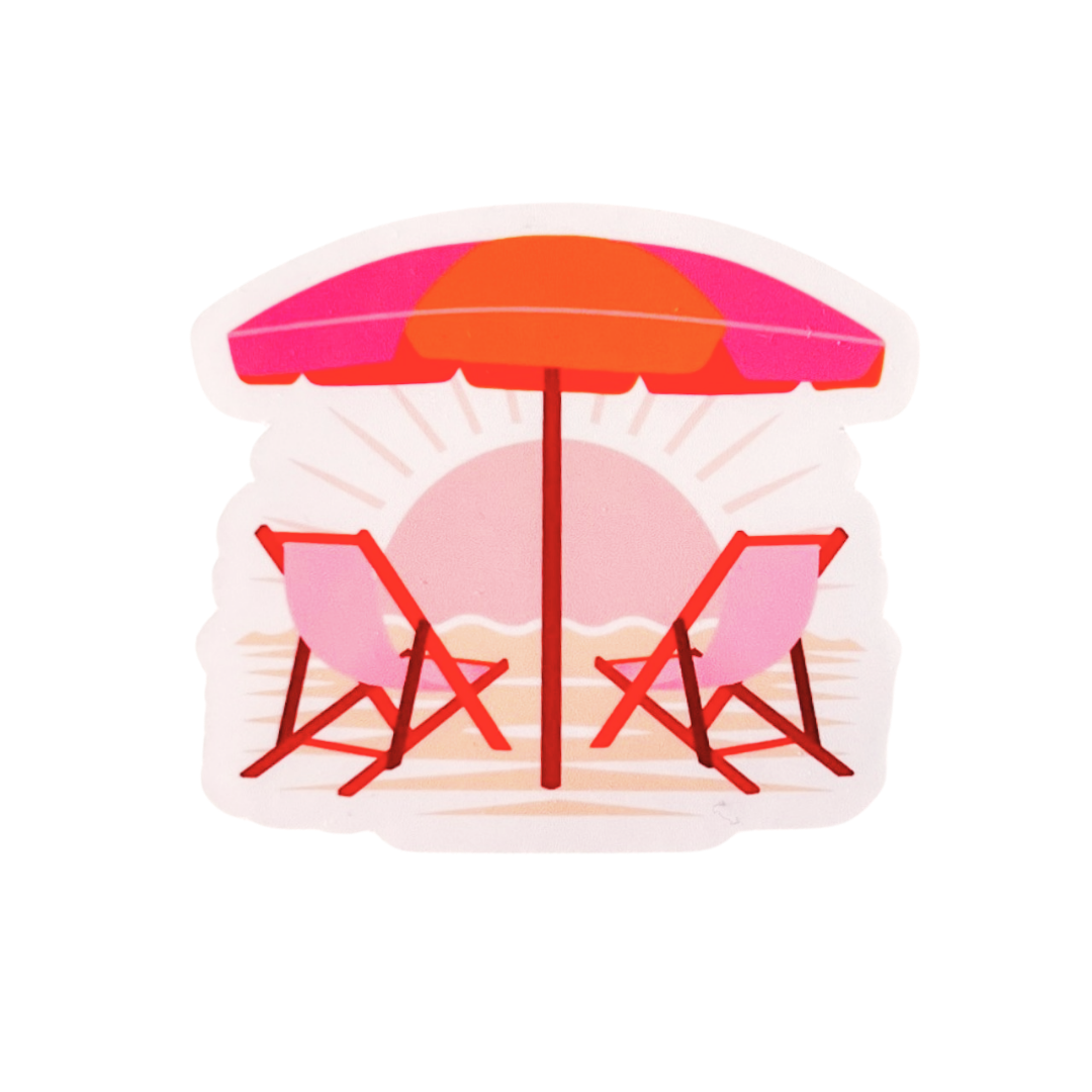 Sunset Paradise Sticker