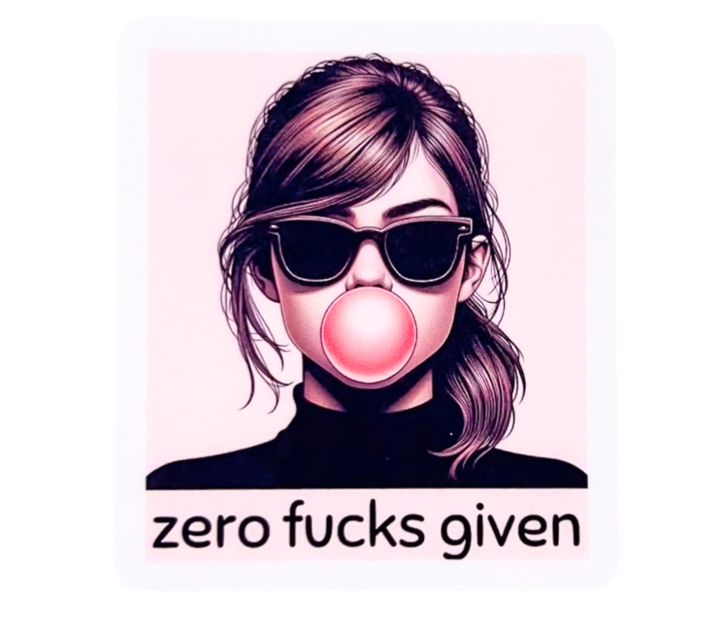 Zero F**KS Given Sticker