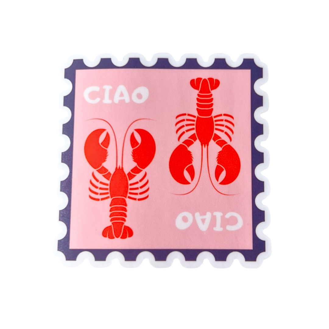 Ciao Ciao Lobster Sticker