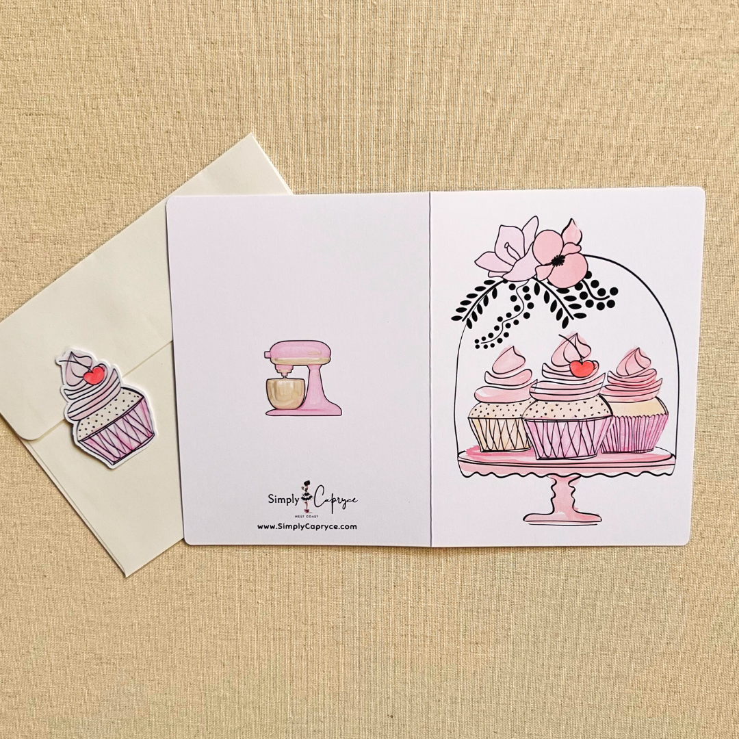 Pretty Cupcakes Card