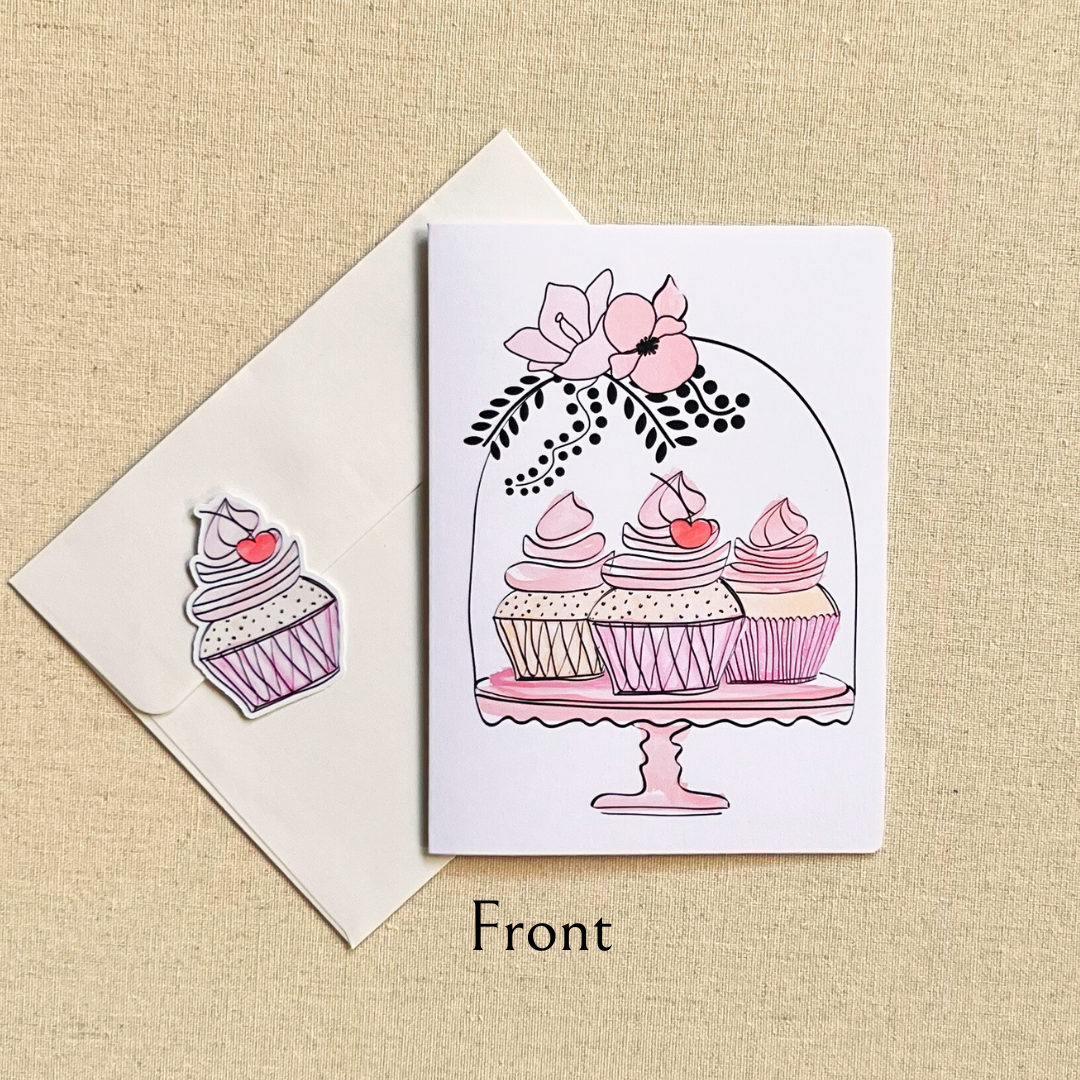 Pretty Cupcakes Card