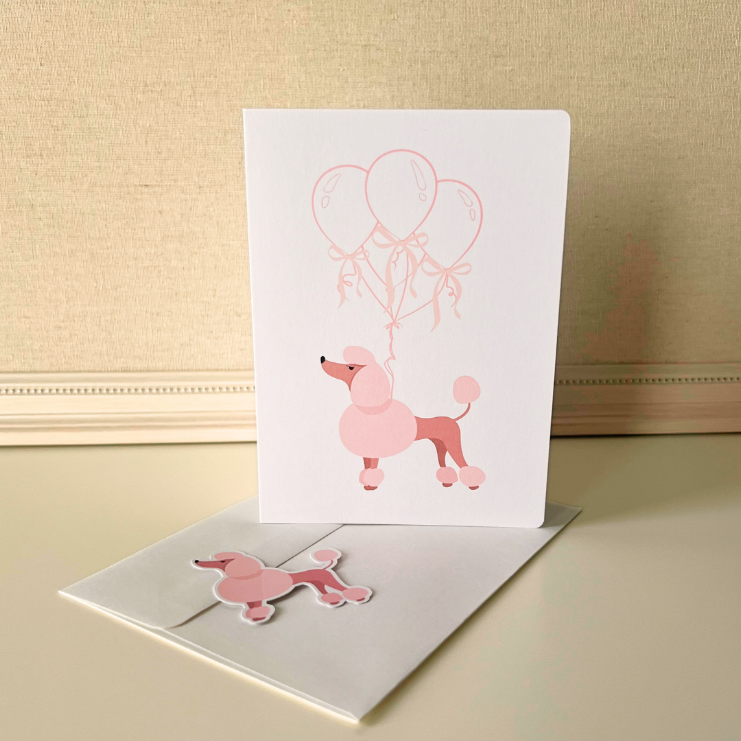 Ms. Poodelle Card