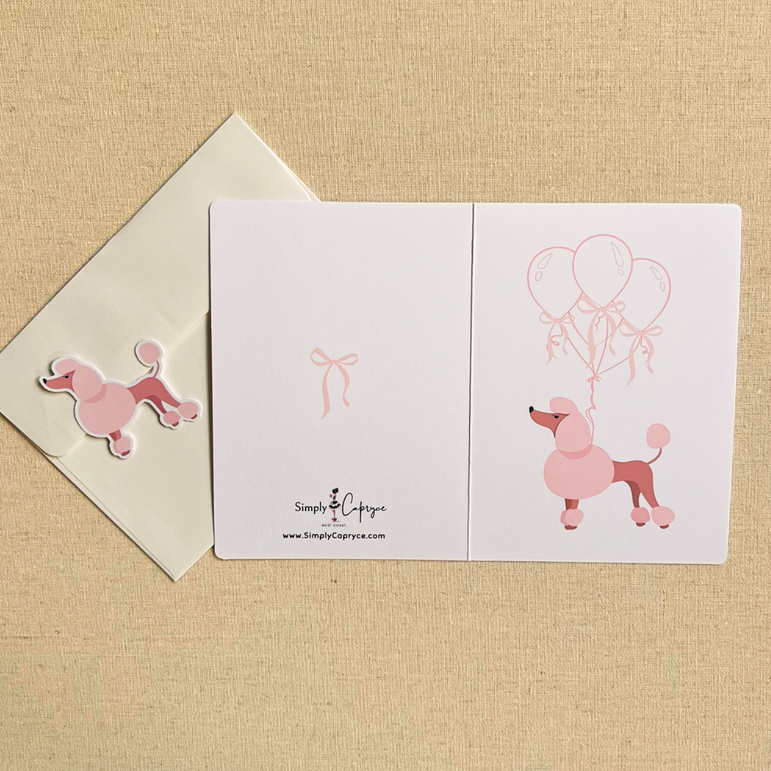 Ms. Poodelle Card