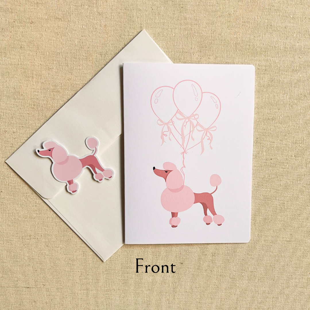 Ms. Poodelle Card