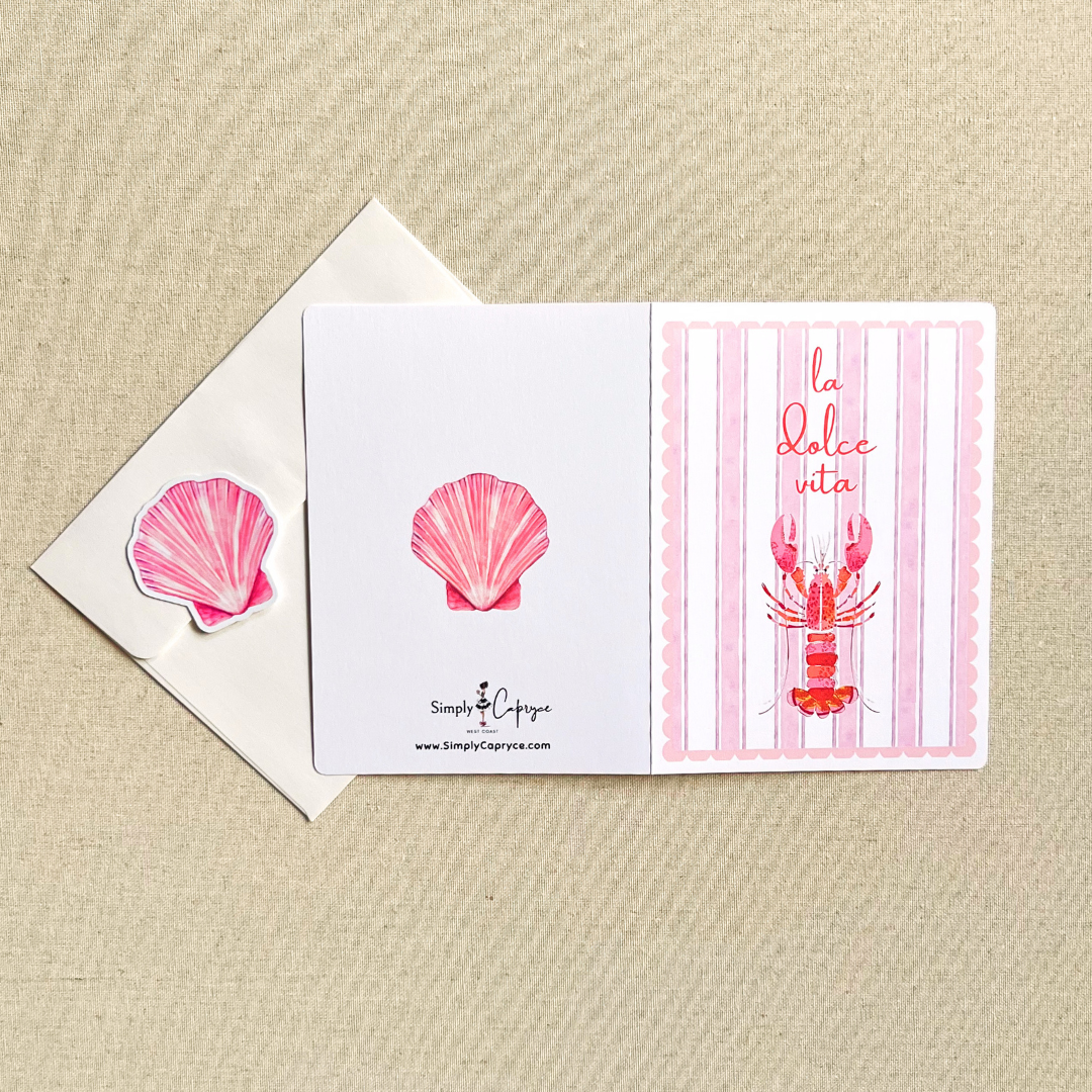 La Dolce Vita Greeting Card