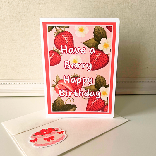 Have a Berry Happy Birthday Card