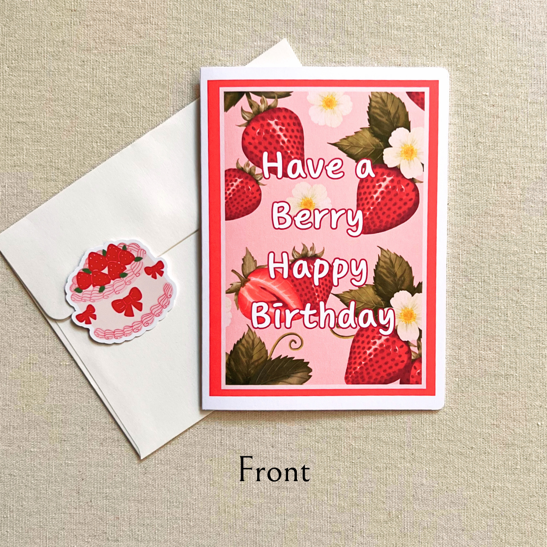 Have a Berry Happy Birthday Card