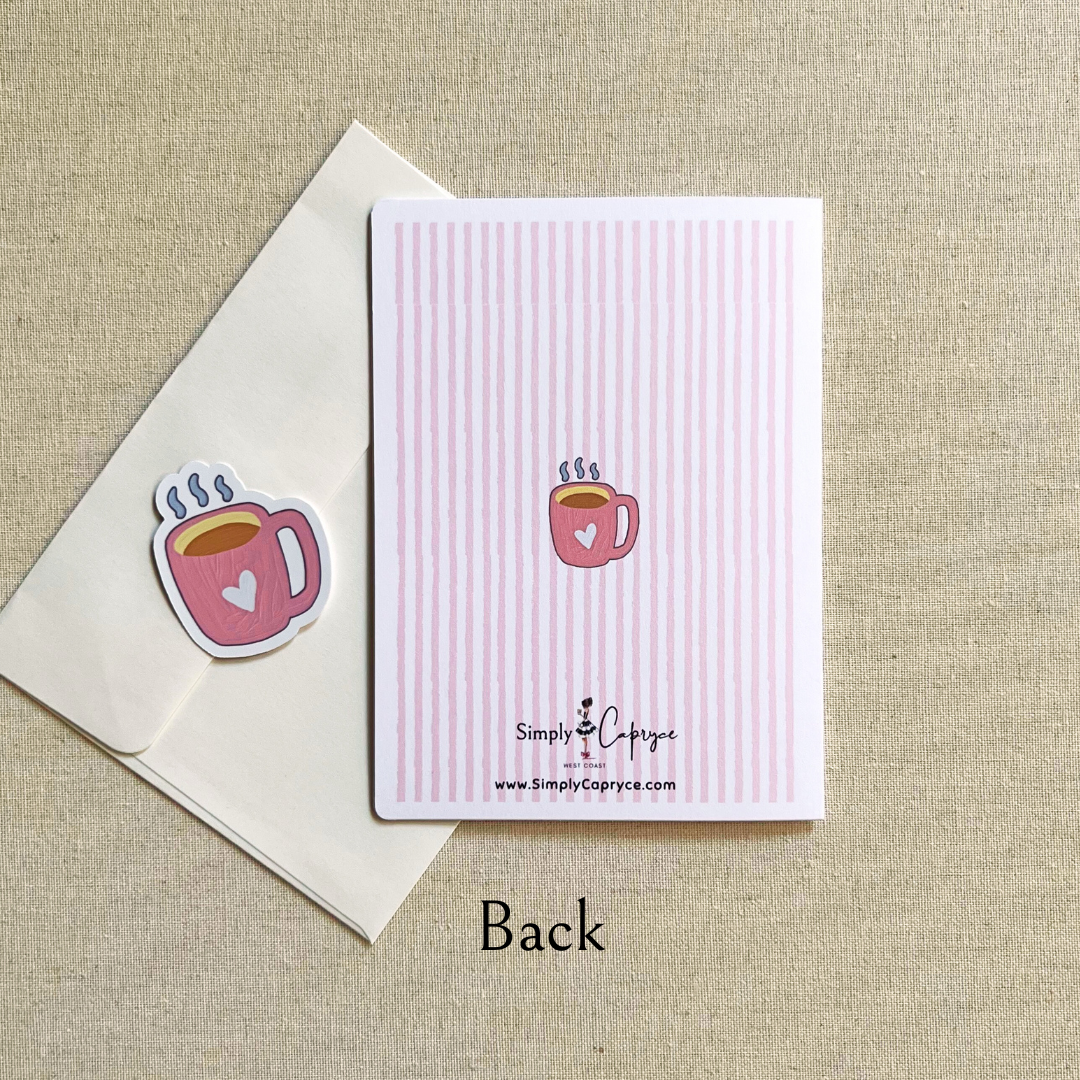 Café Macarons Greeting Card
