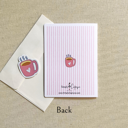 Café Macarons Greeting Card