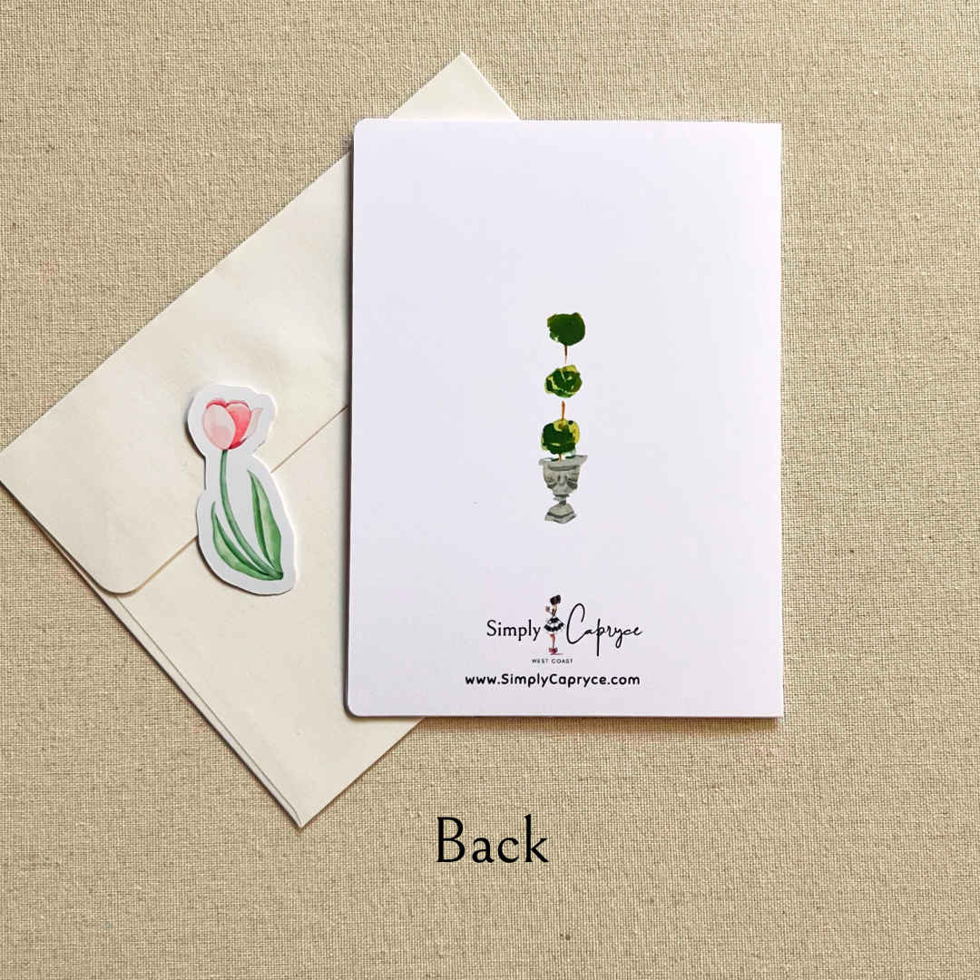 Pink Door Greeting Card