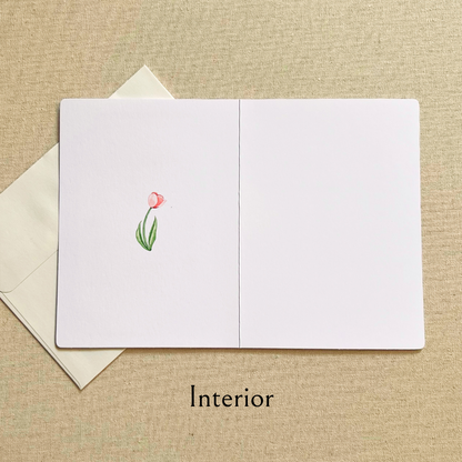 Pink Door Greeting Card