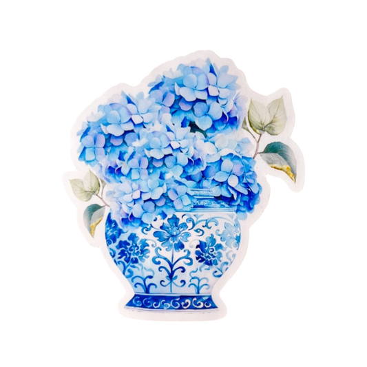 Blue Hydrangea Sticker