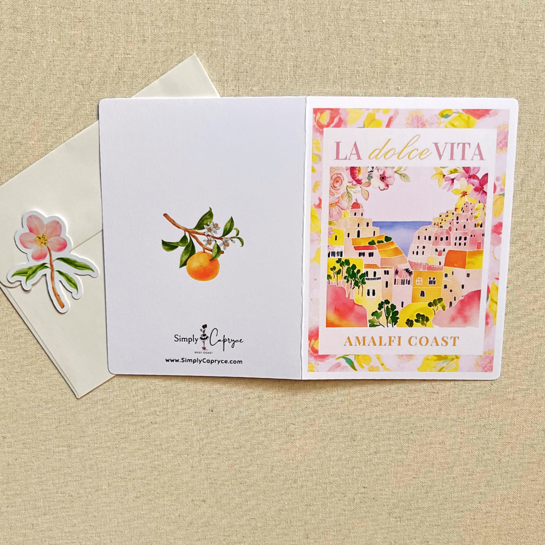 Amalfi Coast Greeting Card