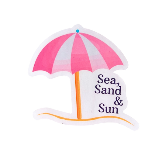 Sea, Sand & Sun Sticker