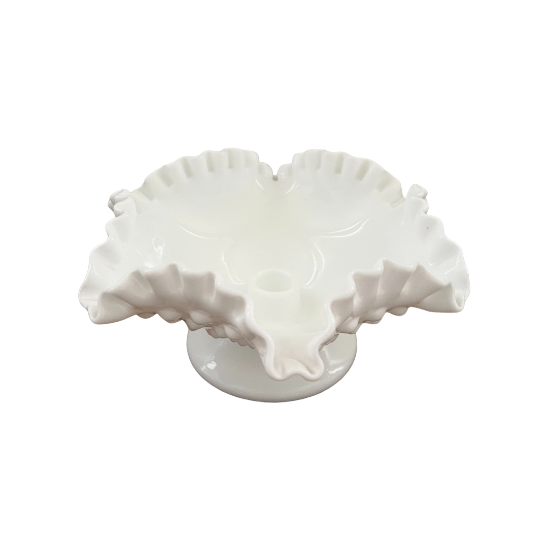 Vintage FENTON Hobnail Candle Bowl