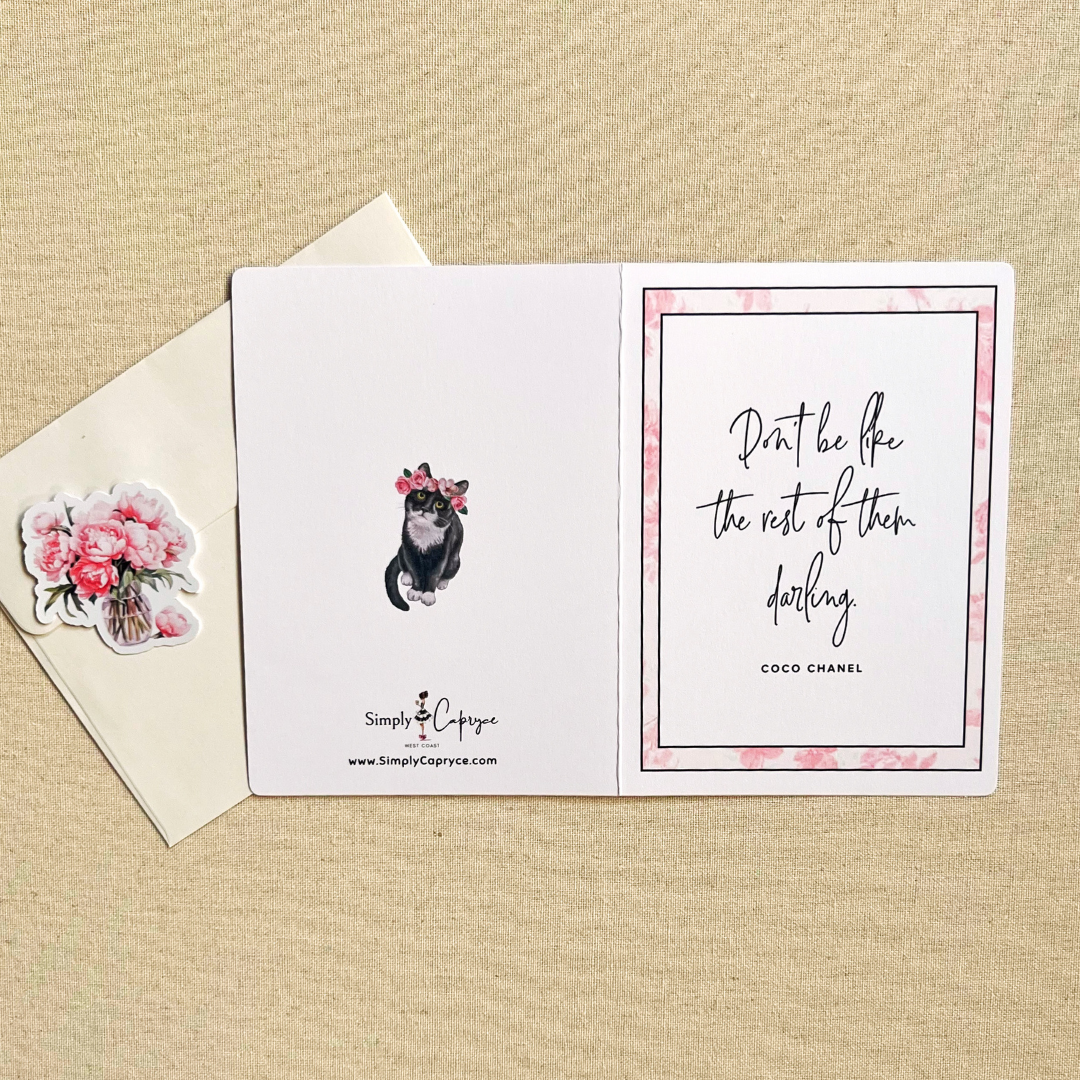 Don't Be Like The Rest of Them Darling Greeting Card