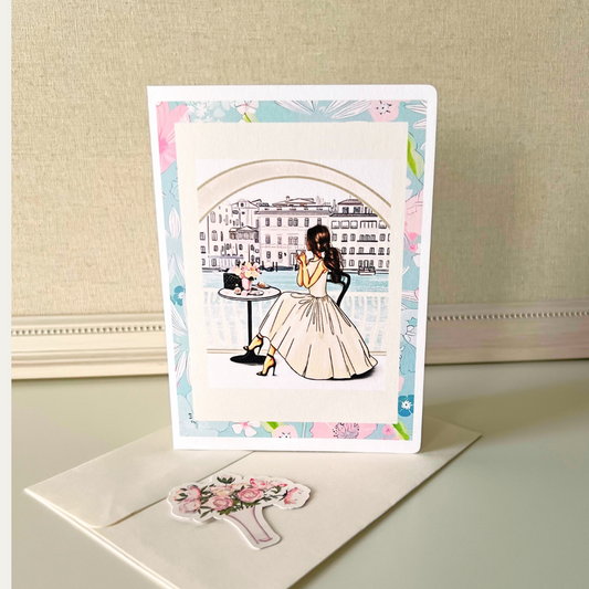 Lunch With a View Greeting Card