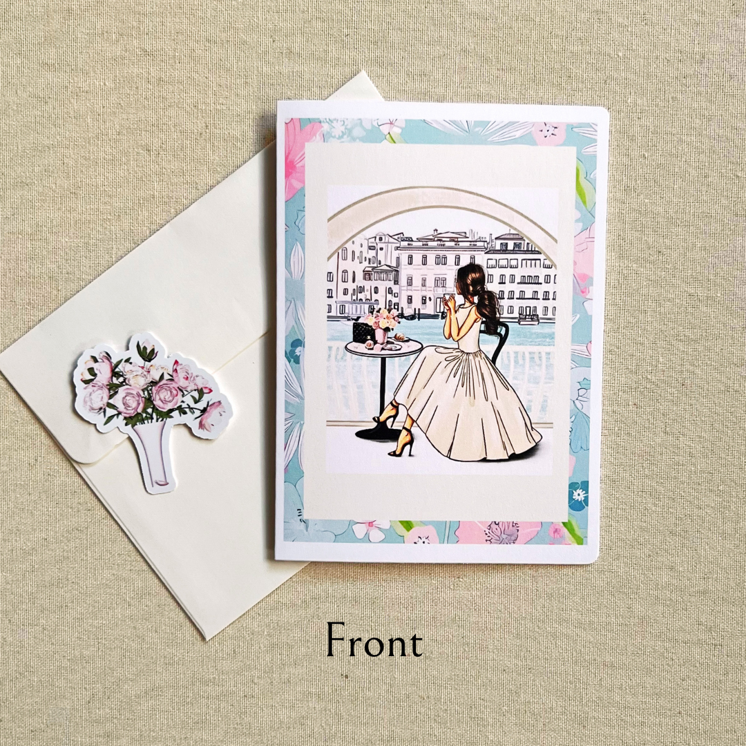 Lunch With a View Greeting Card