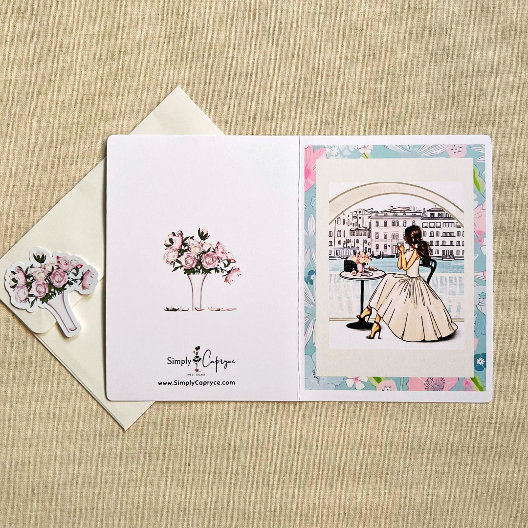 Lunch With a View Greeting Card