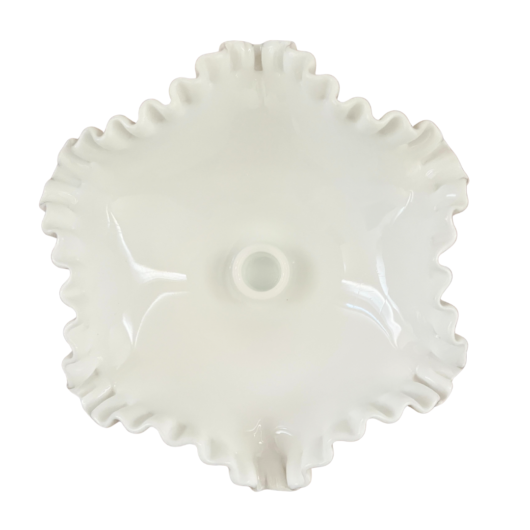 Vintage FENTON Hobnail Candle Bowl