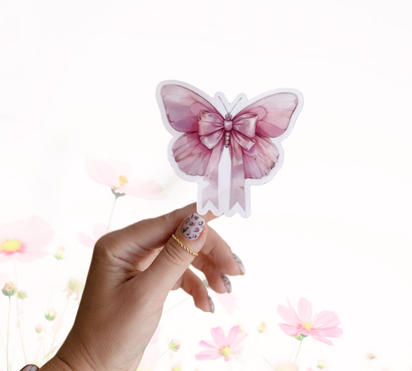 Coquette Butterfly Sticker