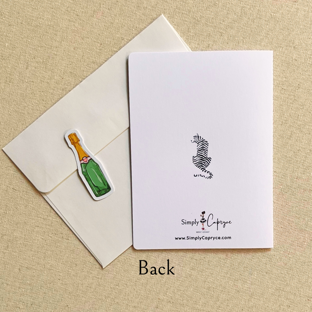 Adorable Tiger Birthday Card