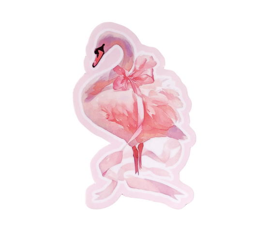 Coquette Swan Sticker