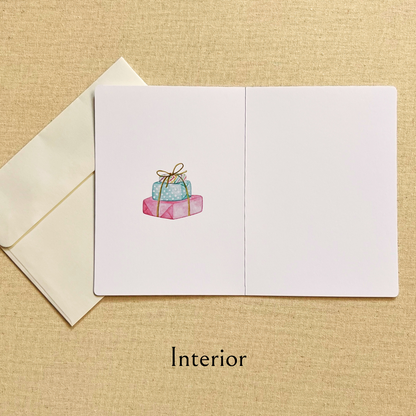 Happy Birthday Girl & Balloons Card