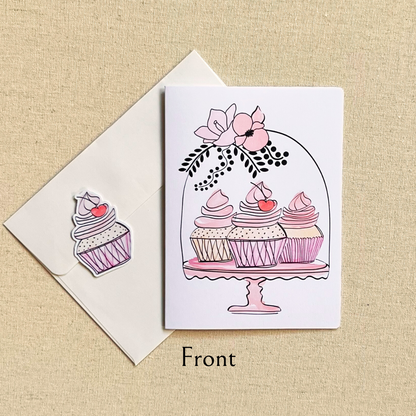 Pretty Cupcakes Card