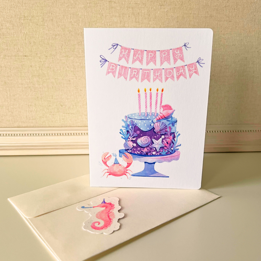 Under The Sea Happy Birthday Card