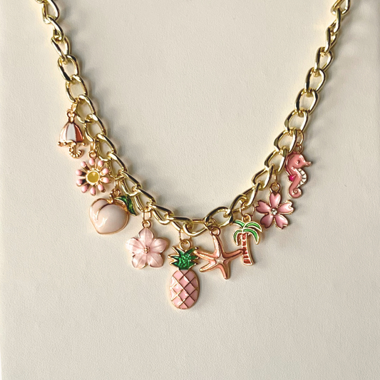 Tropical Paradise Charm Necklace