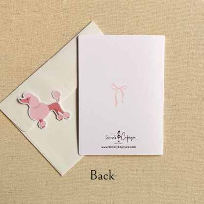 Ms. Poodelle Card