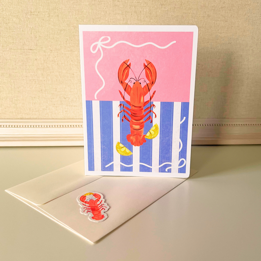 Lobster & Lemons Greeting Card
