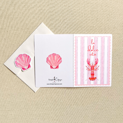 La Dolce Vita Greeting Card