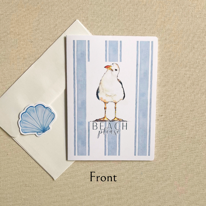 Beach Please Greeting Card