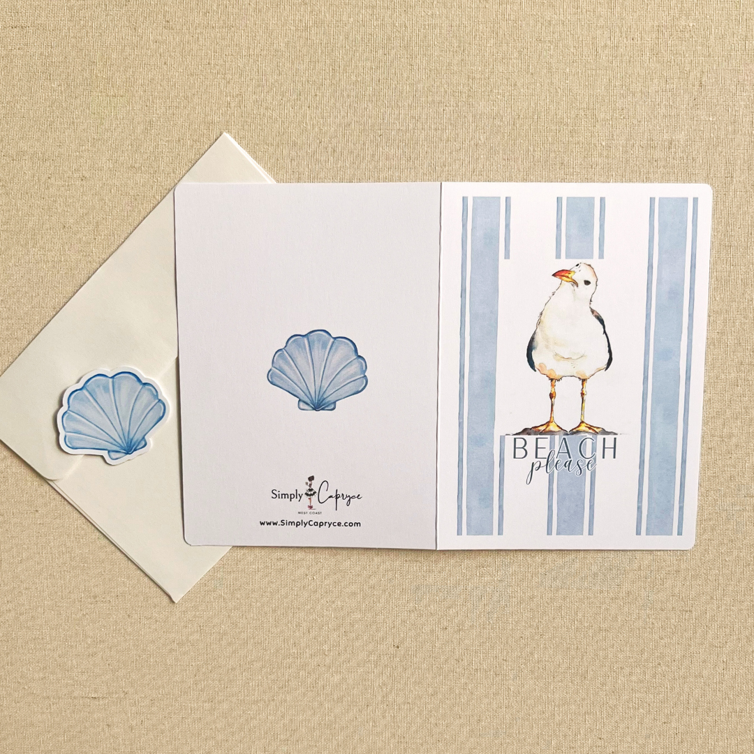 Beach Please Greeting Card