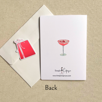 Flowers & Cake Greeting Card