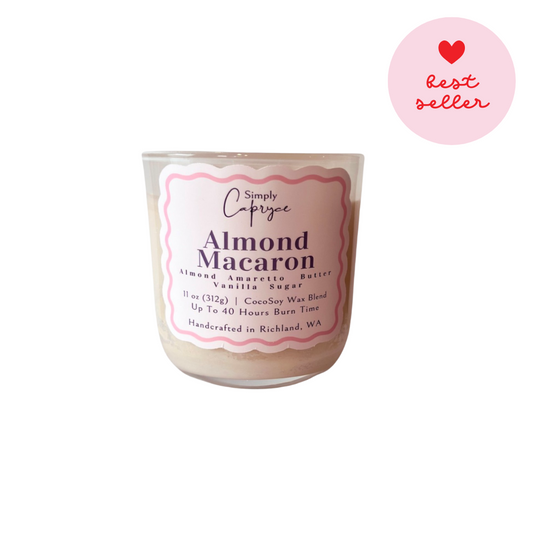 Almond Macaron Candle