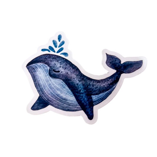 Happy Whale Sticker