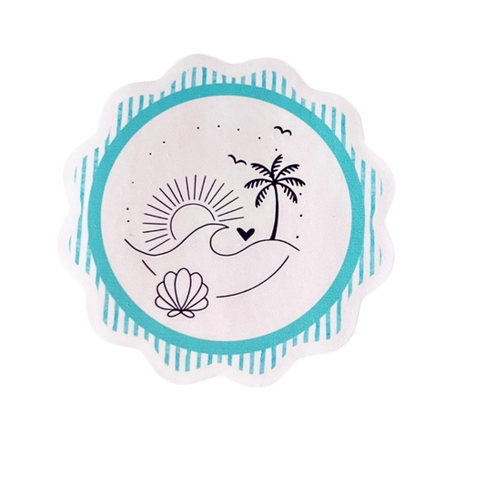 Beachy Vibes Sticker