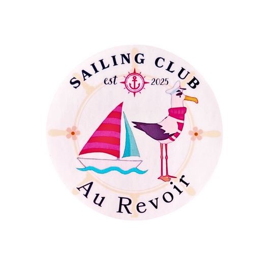 Au Revoir Sailing Club Sticker