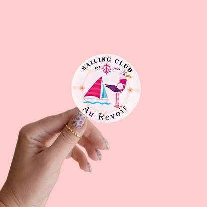 Au Revoir Sailing Club Sticker