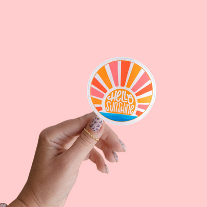 Hello Sunshine Sticker